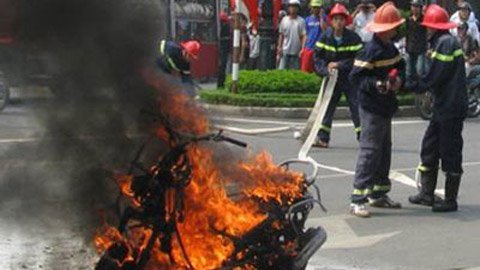 Một số lưu ý để xe máy không bị... cháy