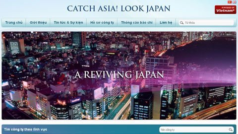Ra mắt website quảng bá Doanh nghiệp Nhật