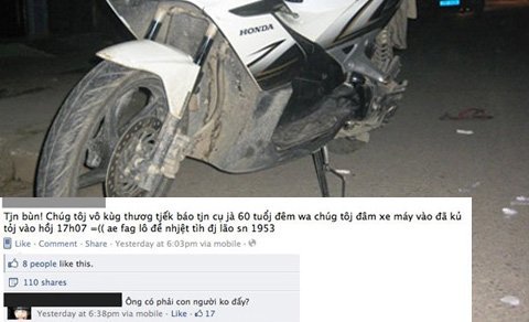 Dân mạng VN phẫn nộ vì status Facebook 