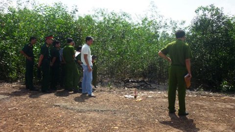 Nghi án giết người, đốt xác trong vườn tràm