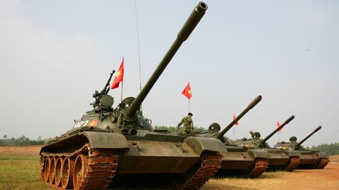 Xem xe tăng T54 khai hỏa