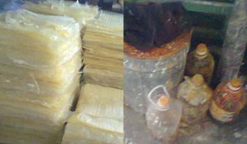 Sốc: 100% sản phẩm miến nhuộm phẩm màu