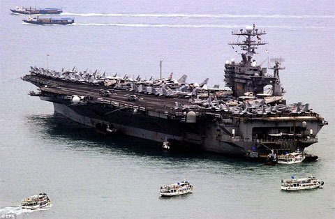 Điều gì đang diễn ra trên con tàu chở xác Bin Laden