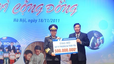 118 tỷ đồng cho hoạt động vì cộng đồng của VNPT 2011
