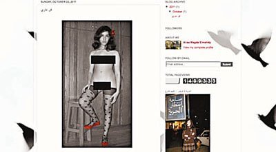 Nữ sinh Ai Cập khỏa thân kêu gọi bình đẳng giới