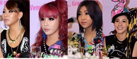 2NE1 né câu hỏi nhạy cảm của phóng viên Việt Nam