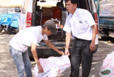 Phát hiện hơn 1 tạ thịt lợn rừng trên xe cứu thương