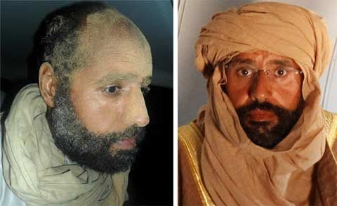 Con trai Gaddafi giả người chăn lạc đà để chạy trốn