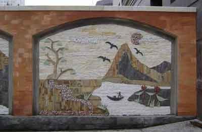 Ấn tượng tranh đá ốp tường