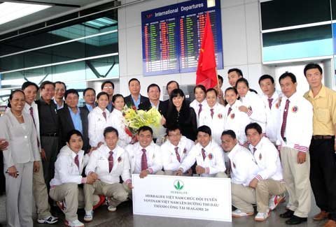 Herbalife “thiết kế” chế độ dinh dưỡng cho các VĐV Vovinam