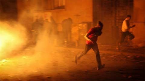 Hình ảnh thủ đô Ai Cập ngập khói lửa