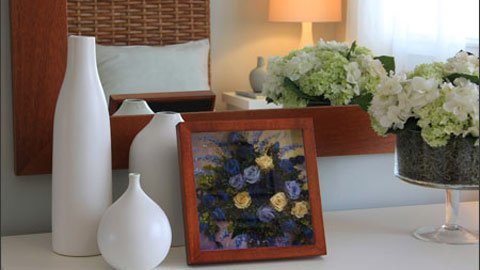 Rực rỡ, mềm mại trong từng bức tranh hoa