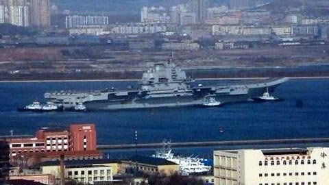 Hình ảnh mới nhất về tàu sân bay TQ