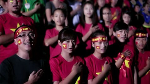 Cùng hát Tiến Quân Ca, cùng hòa lòng yêu nước