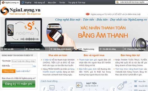 NganLuong.vn lọt Top 100 website lớn nhất Việt Nam