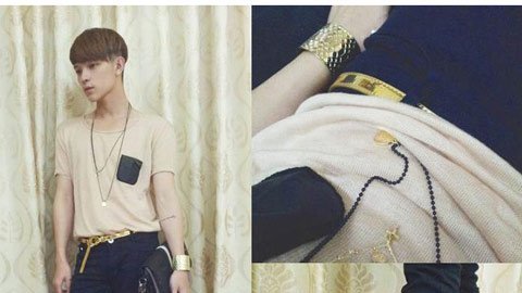 Choáng với nam sinh môi đỏ, quần bó, áo mỏng tang