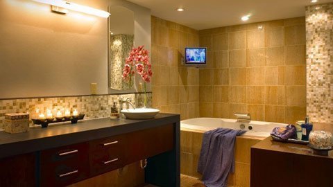 Mang hơi ấm vào phòng tắm mùa đông