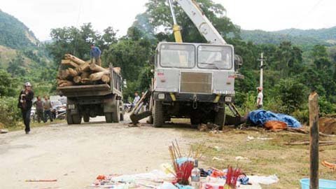 Vụ xe gỗ tai nạn thảm khốc: Kiểm lâm nói gì?