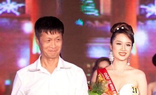 Lê Hoàng 'bỗng dưng' xuất hiện tại cuộc thi sắc đẹp