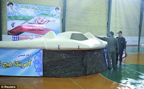 Cận cảnh máy bay tàng hình Mỹ lọt vào tay Iran