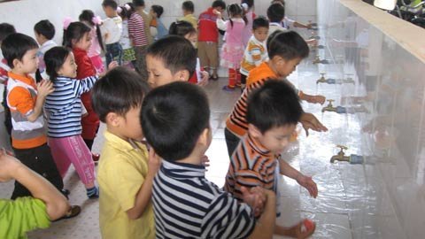 Hơn 60.000 trẻ mầm non học cách giữ vệ sinh cá nhân