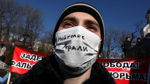 Thế giới 24h: Chóng mặt với biểu tình ở Nga