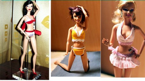 Xem búp bê mặc bikini nóng bỏng