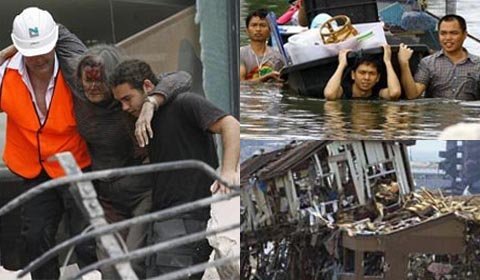 10 thảm họa thiên nhiên khủng khiếp nhất 2011