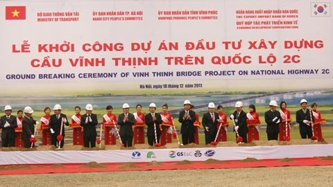 Phát lệnh khởi công cây cầu thứ 7 bắc qua sông Hồng