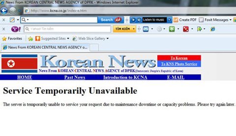 Kim Jong-Il qua đời, thông tấn Triều Tiên nghẽn mạng