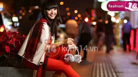 Ngắm hotgirl rạng rỡ đón giáng sinh