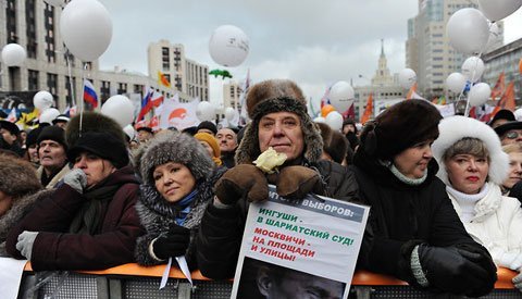 Người biểu tình thách thức quyền lực Putin