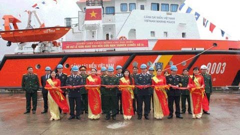 Cảnh sát biển tiếp nhận thêm tàu tuần tra