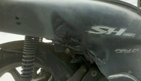 Bắc Ninh: Xe máy Air Blade lại bốc cháy