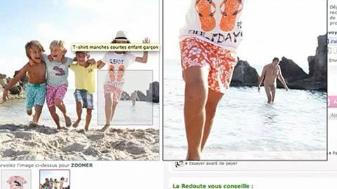 Lọt hình khỏa thân trên quảng cáo thời trang trẻ em