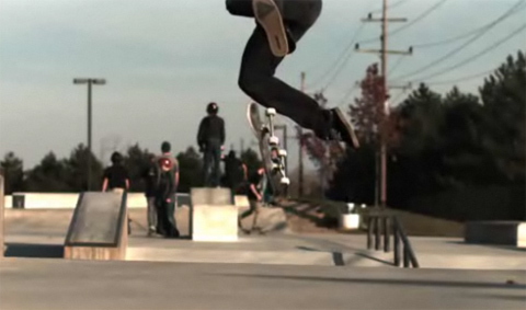 Pha trượt ván kickflip siêu đẳng