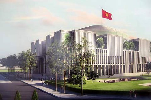 Nhà Quốc hội đang được xây dựng thế nào?