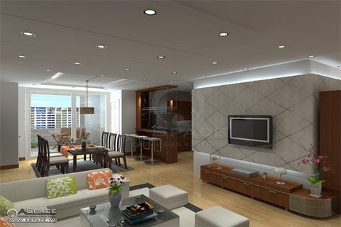 Trang trí phòng khách theo phong thuỷ đón Tết