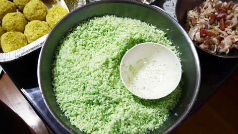 Xem gói bánh chưng ở New York