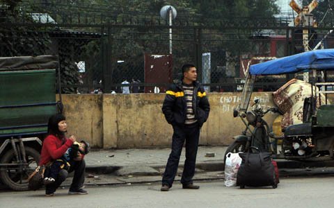 Nhọc nhằn đường về quê nghỉ Tết