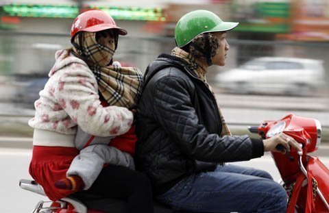 Mưa rét trong tuần làm việc đầu năm mới