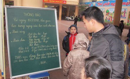 Đổi giờ học: Vạ vật nghỉ, cuống cuồng tan