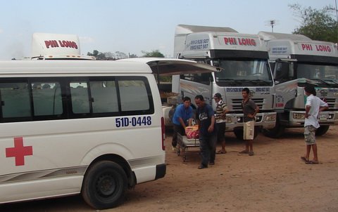 Ngủ trong cabin, một tài xế chết thảm