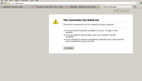 Bắt thủ phạm tấn công website Bkav