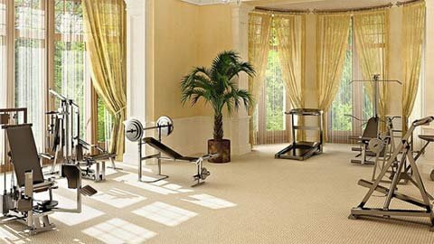 Không gian tập luyện thể thao tại gia