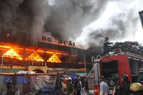 Vụ cháy chợ gây thiệt hại hàng trăm tỷ