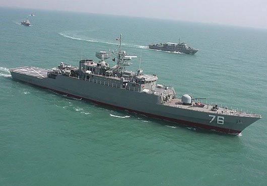 Tầu chiến Iran tiến vào Địa Trung hải