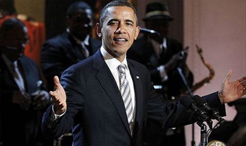 TT Obaba hát “Sweet home Chicago” tại Nhà Trắng