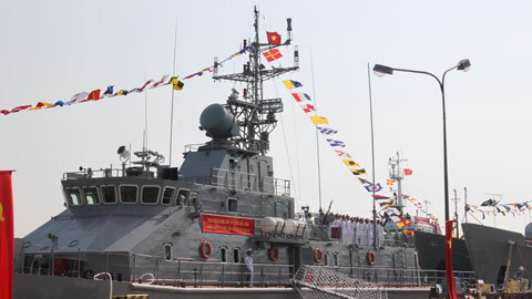 Cận cảnh tàu chiến hiện đại nhất 'made in Vietnam'