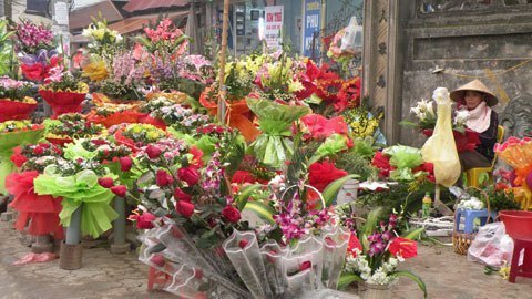 Đi SH, 'xế hộp' mua hoa bằng 500 nghìn giả